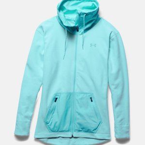 Under Armour ColdGear Hybrid Full Zip Jacket Powder Blue Women's S